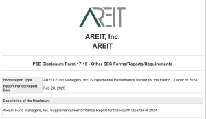 AREIT Q4 Financial Report